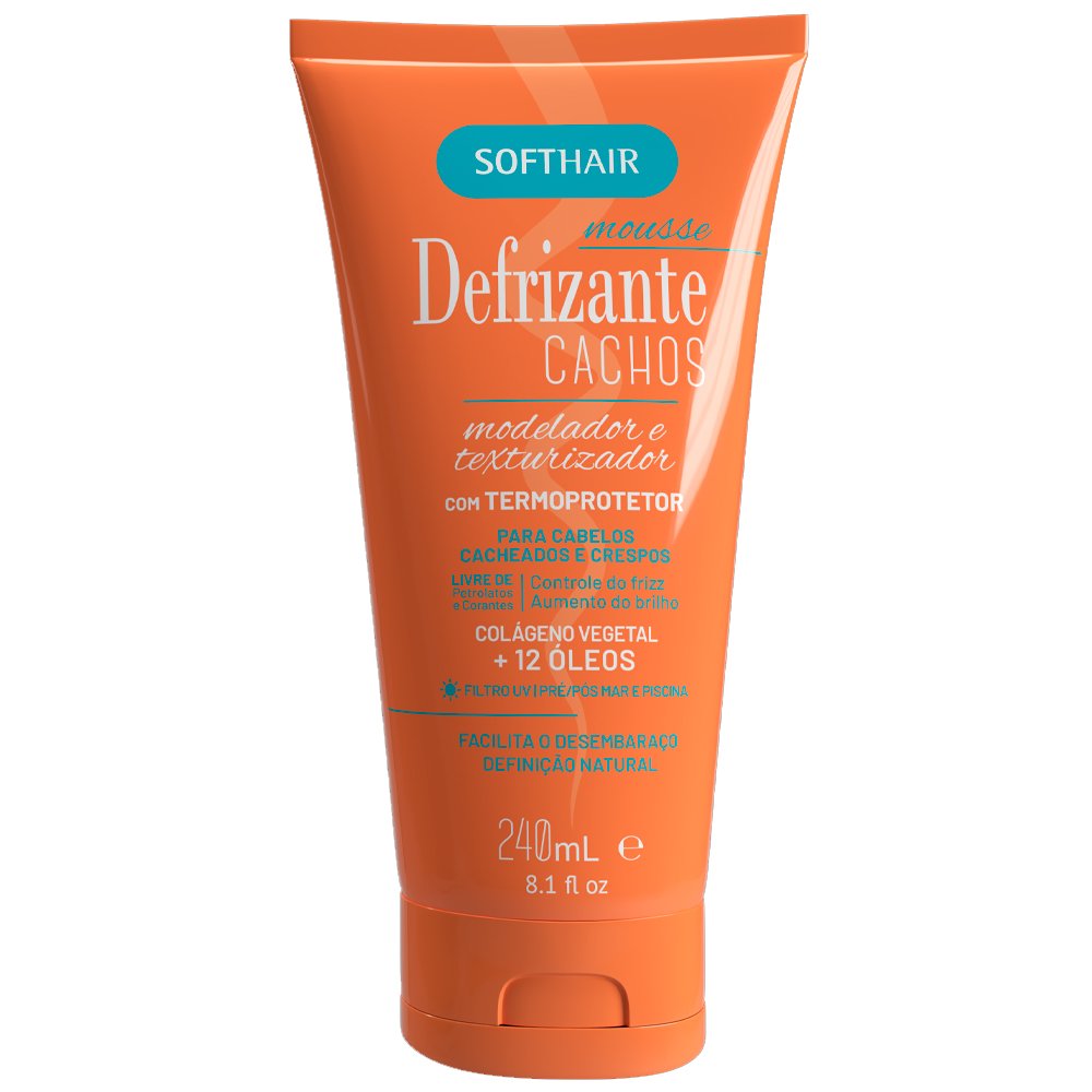 Defrizante Modelador Soft Hair Cachos 240ml