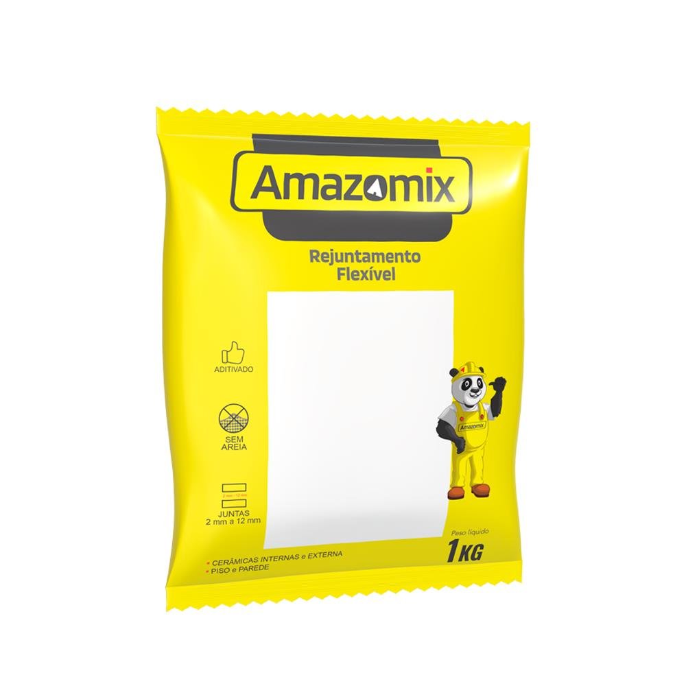 Argamassa Para Rejuntamento Cor Palha 1kg Amazomix