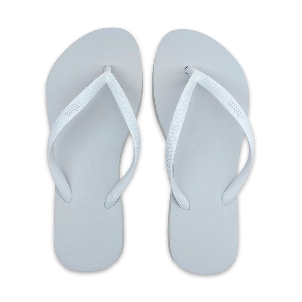 Chinelo Feminino Blue - Slim Branco