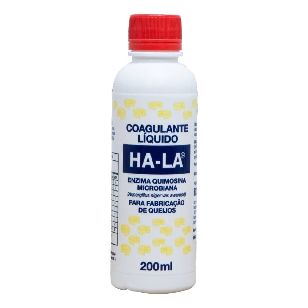 Coalho Líquido Ha-La 200ml - Embalagem com 24 Unidades