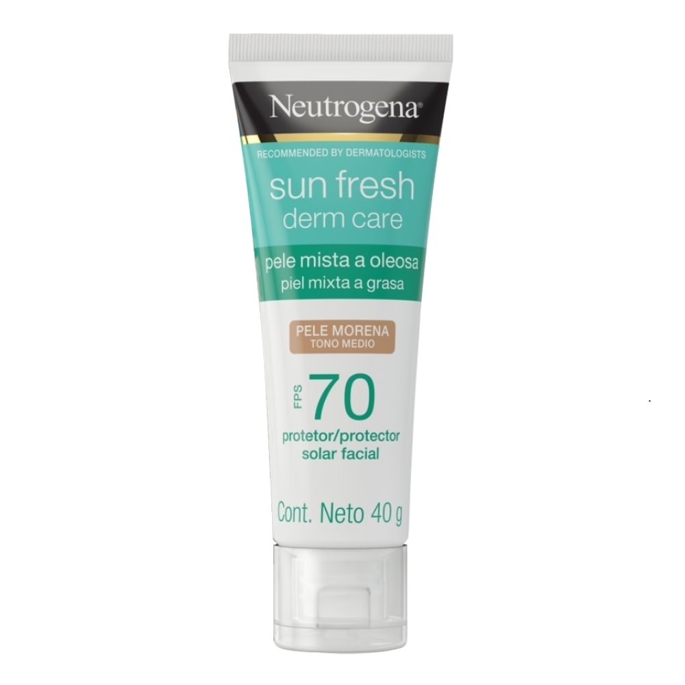 Protetor Facial Neutrogena Pele Morena FPS 70 - 40g