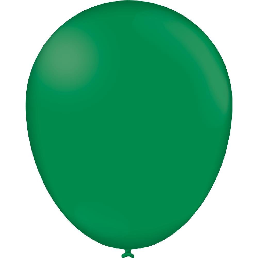 Balao Liso 12 Verde Escuro - Embalagem com 50 unidades.