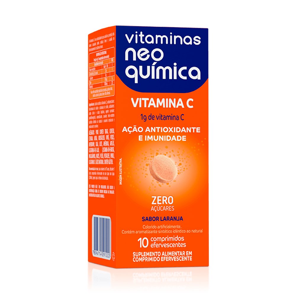 Vitamina Neoquimica Efervescente Vit C 1g 10 comprimidos