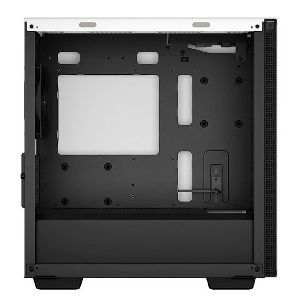 Gabinete Gamer DeepCool CH370 WH, Mini Tower, Vidro Temperado, Sem Fonte, Com 1 Fan, Branco