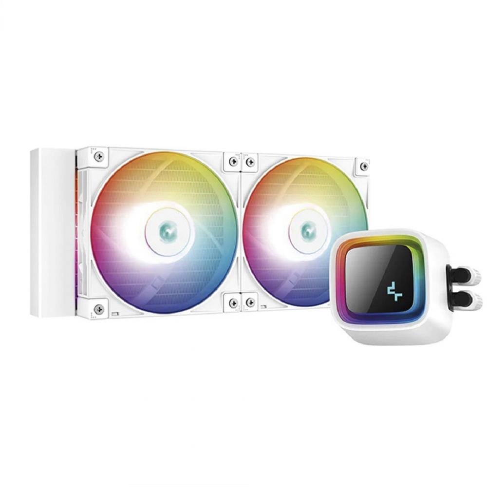 Water Cooler Deepcool Ls520 Wh, Rgb, 240Mm, Intel E Amd, Branco
