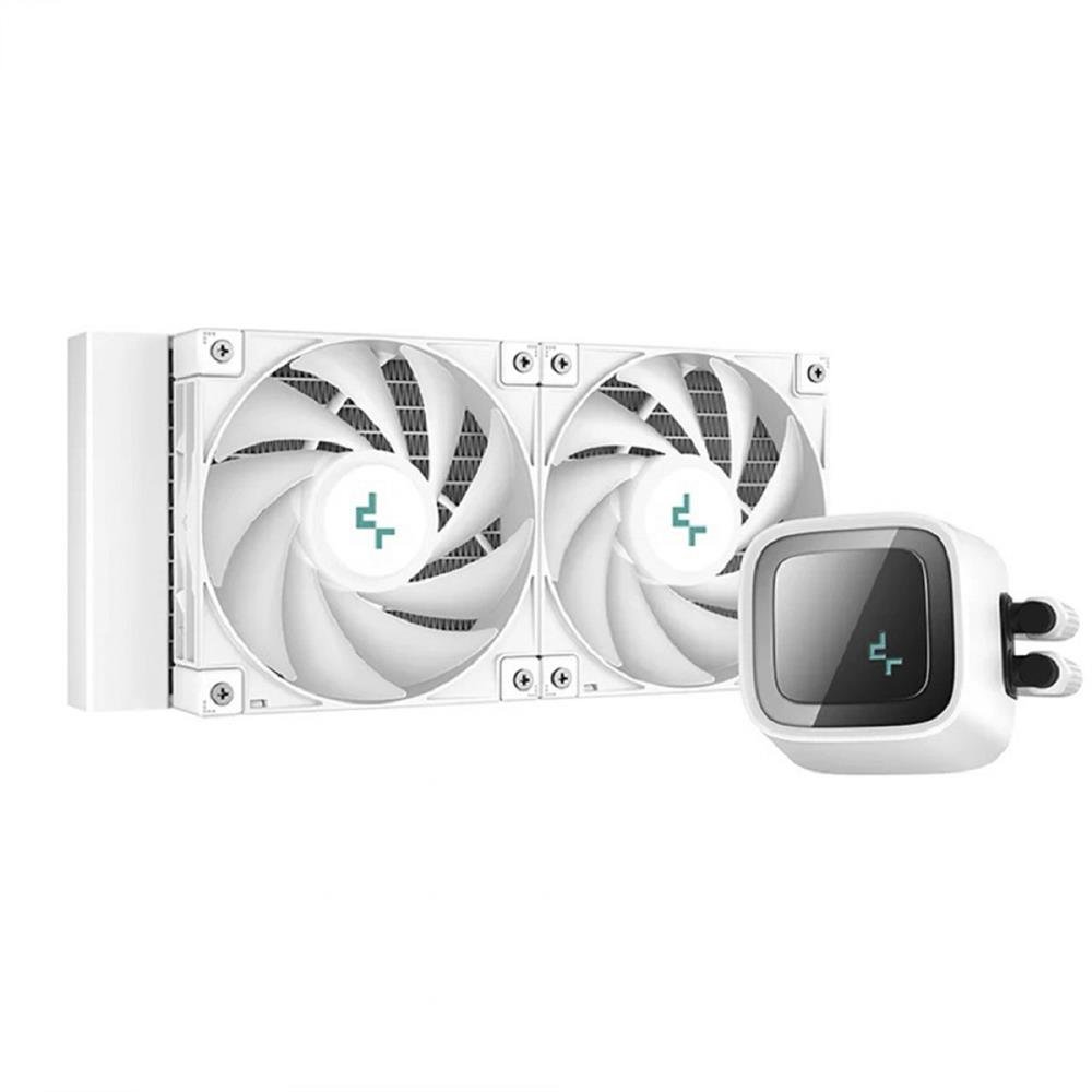Water Cooler DeepCool LS520 WH, RGB, 240mm, Intel e AMD, Branco