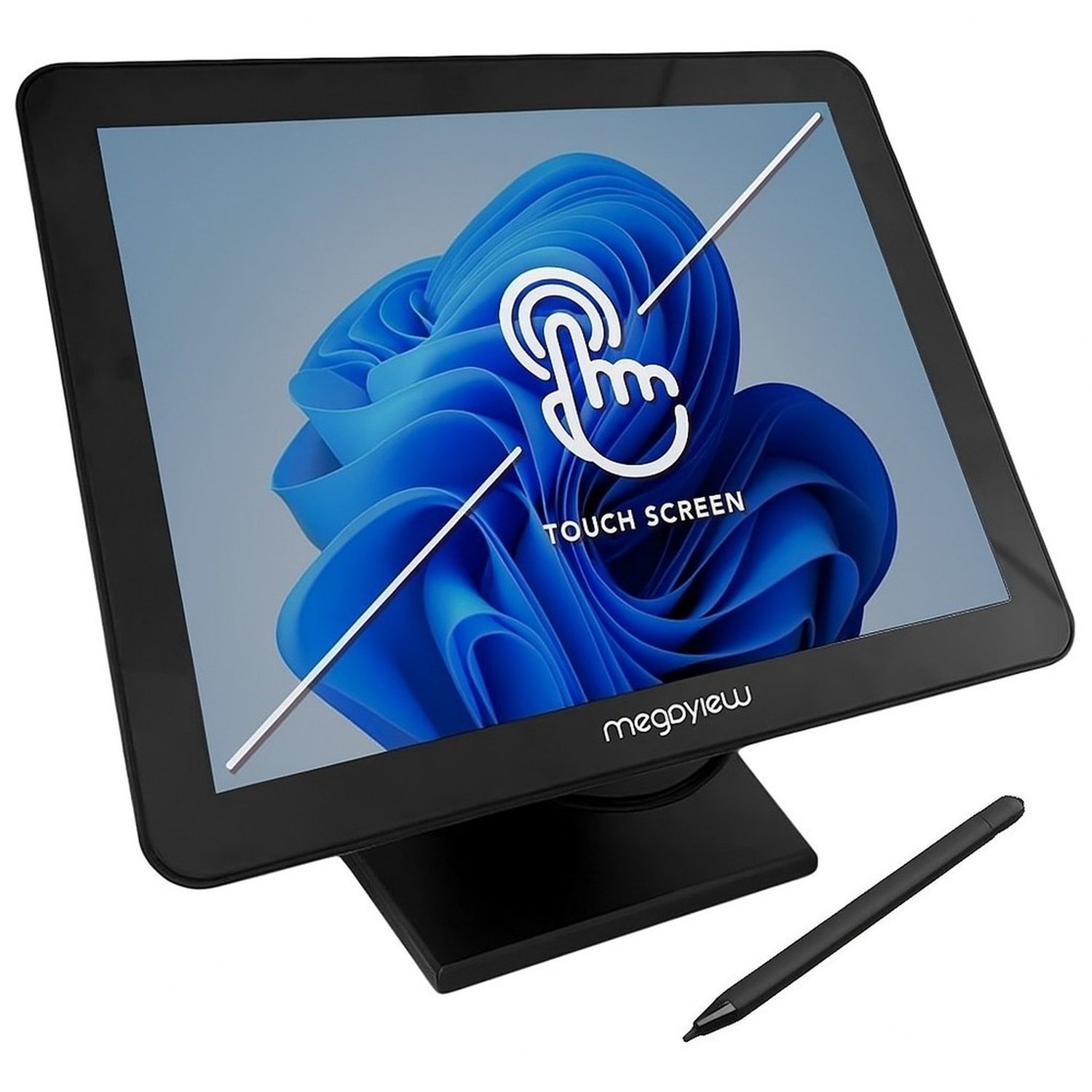 Monitor Touch Screen 15.6 Hdmi Vga Bivolt Com Caneta Megaview