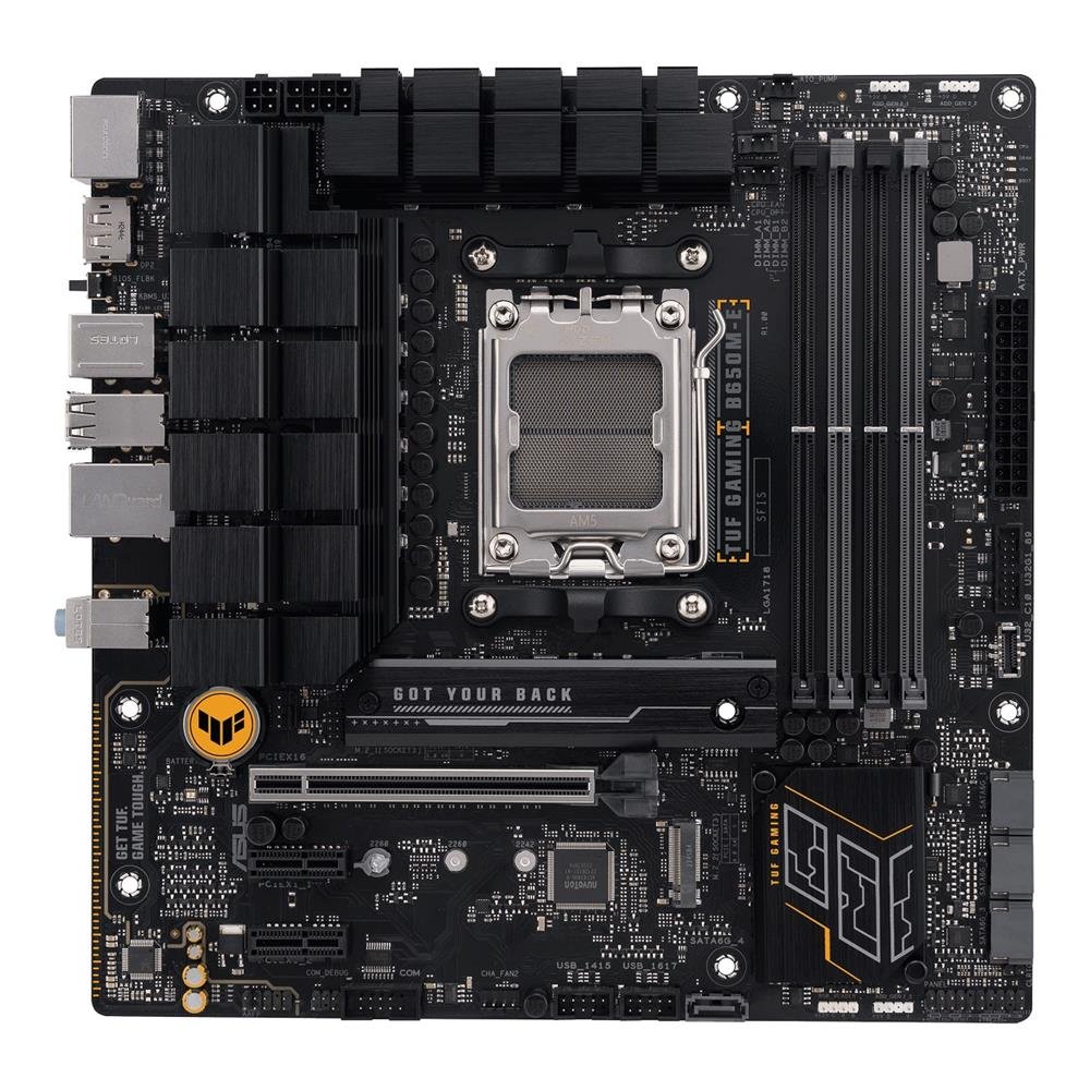 Placa Mãe Asus TUF Gaming B650M-E, Chipset B650, AMD AM5, mATX, DDR5, 90MB1FU0-M0EAY0
