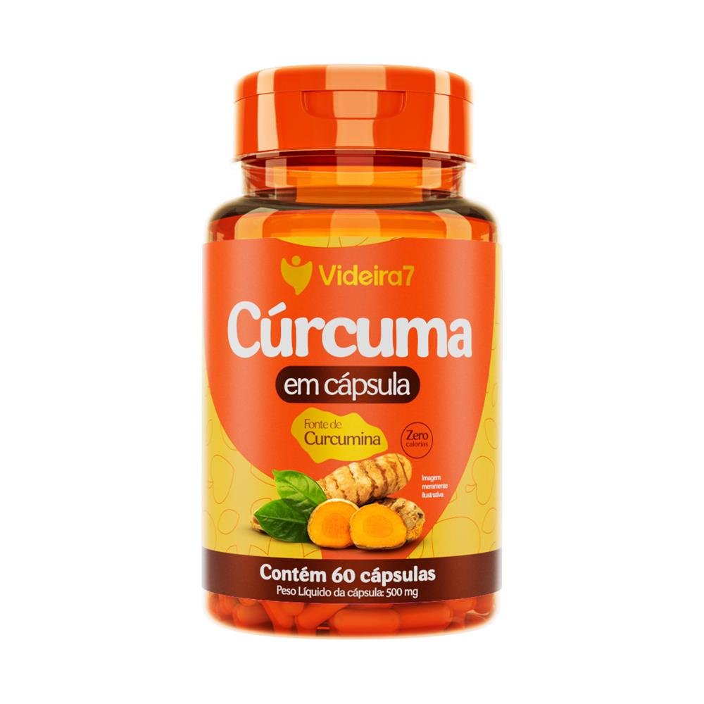 CÚRCUMA 500 MG 60 CAPSULAS - VIDEIRA 7