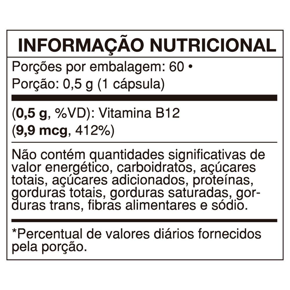 Vitamina B12 412% 60 Capsulas