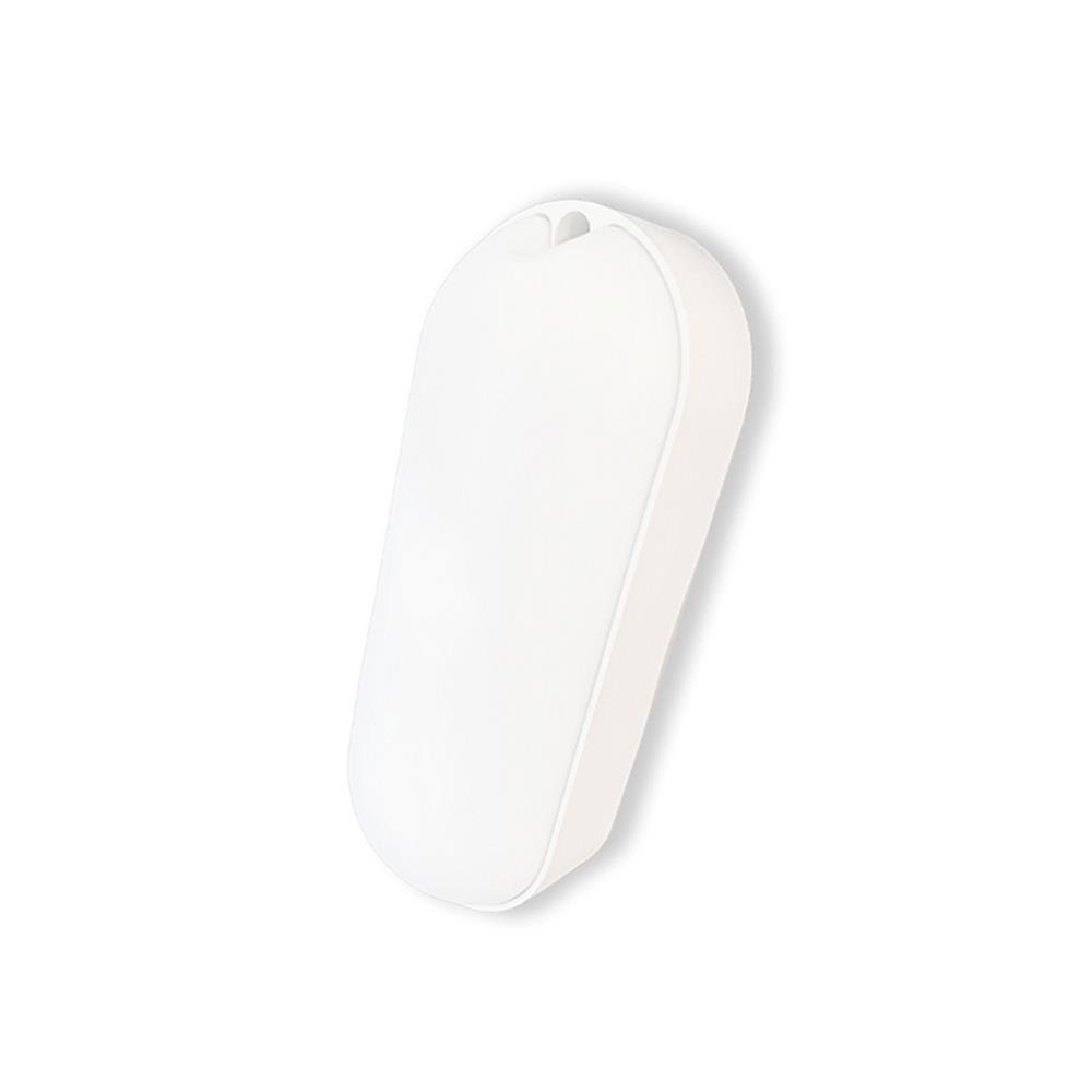 Luminaria Tarturuga Branca Plastica Retagular 12W 6500K City