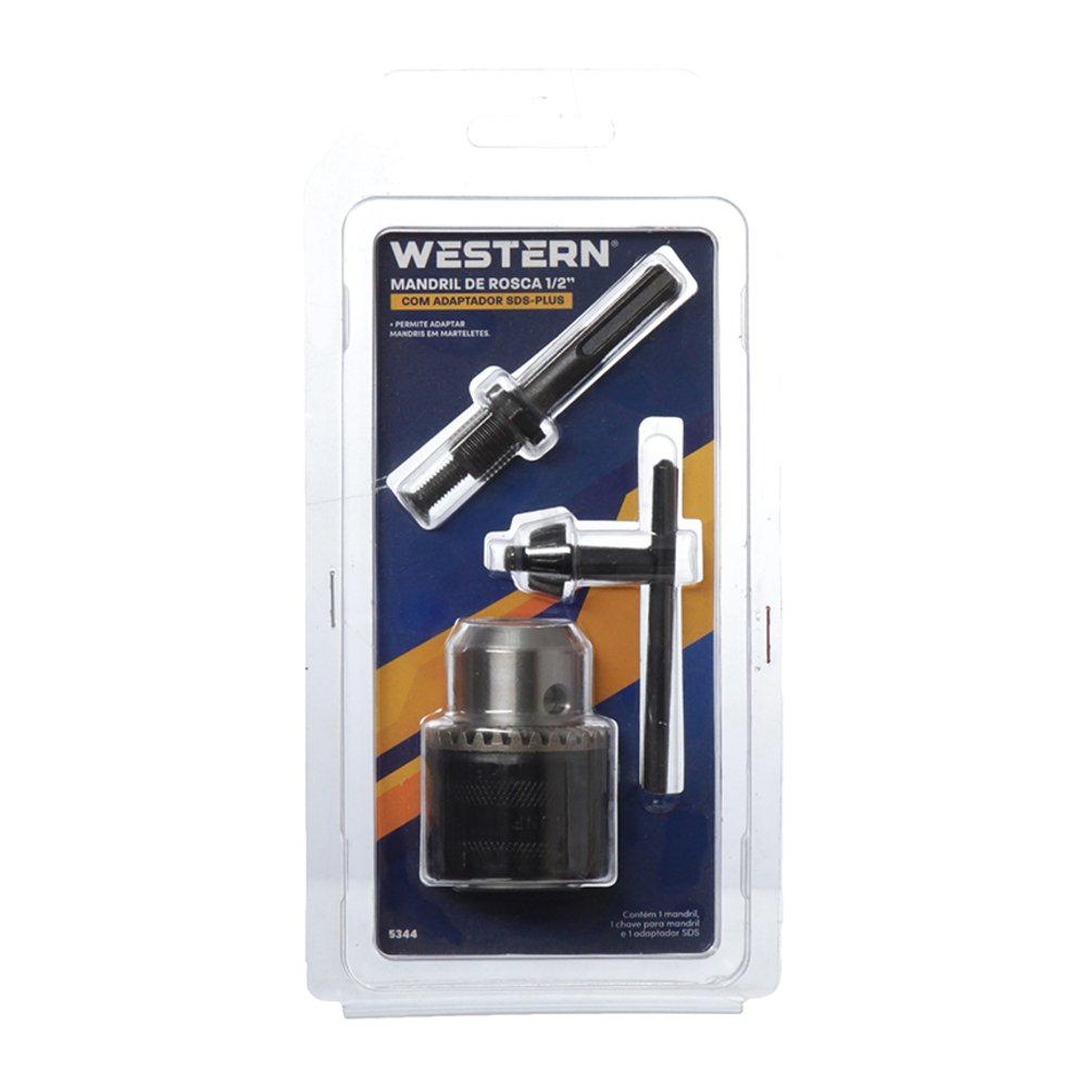 Adaptador Mandril 1/2"Sds Plus Western