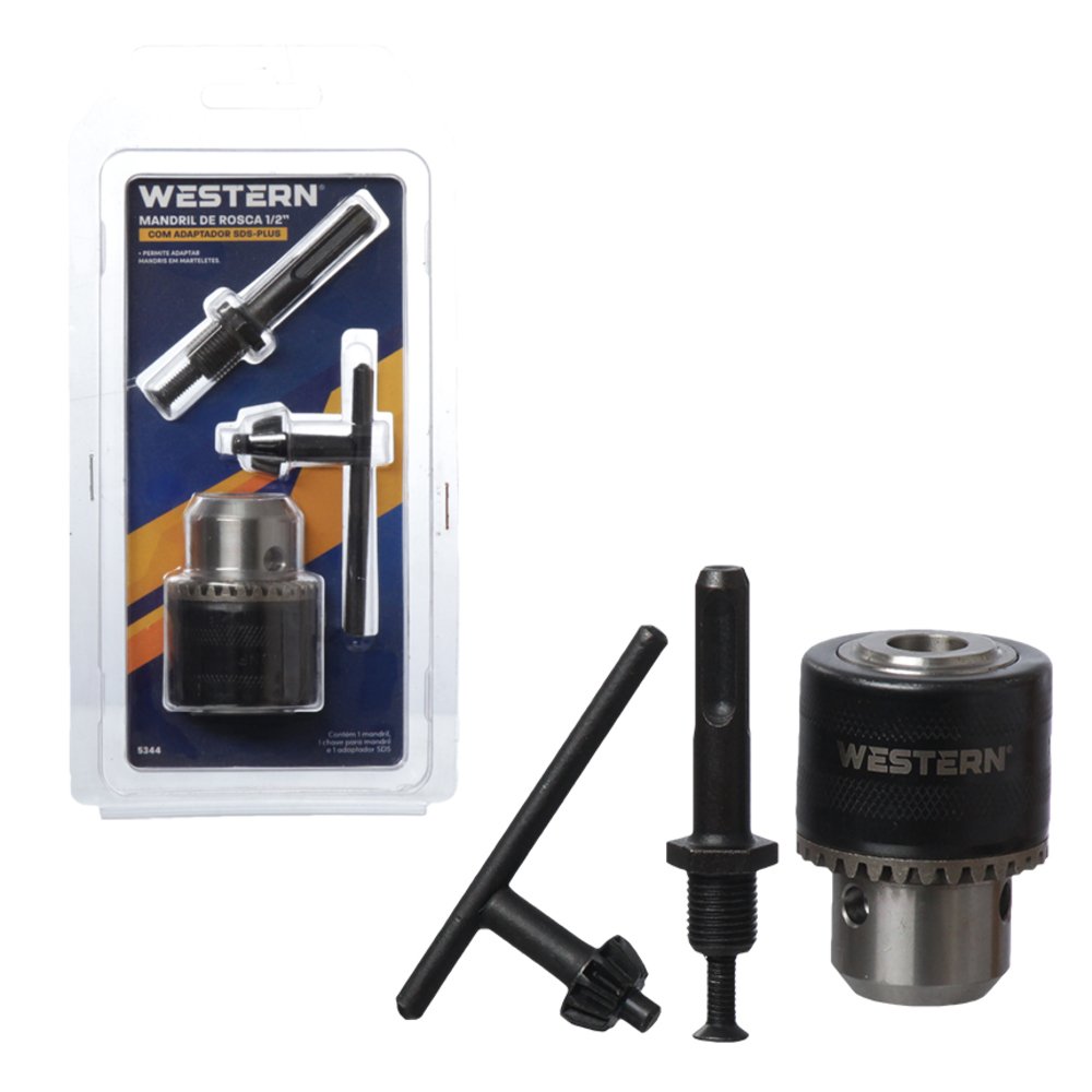Adaptador Mandril 1/2"Sds Plus Western