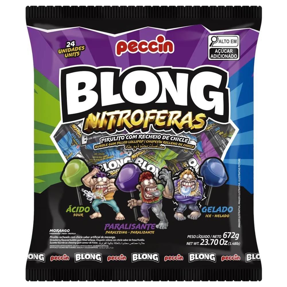 Pirulito Peccin Blong Melancia 675G
