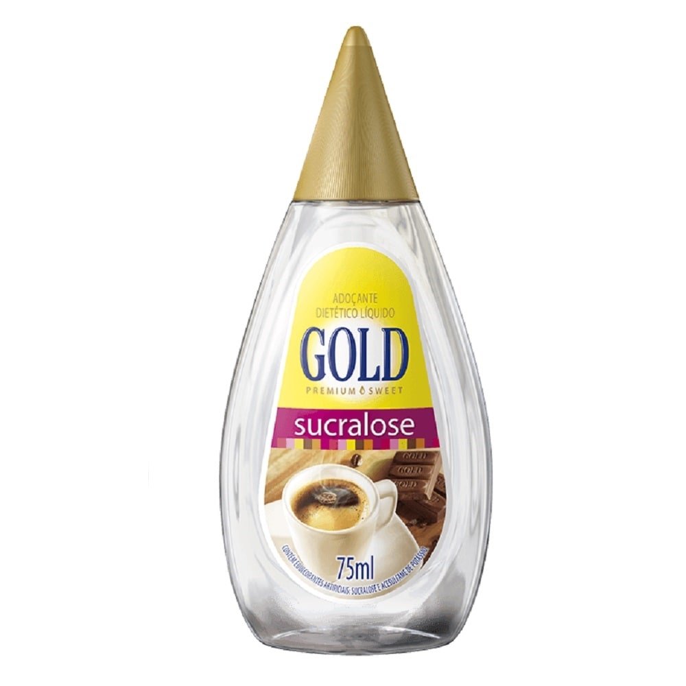 Adoçante Gold Sucralose 75ml - Embalagem com 12 Unidades