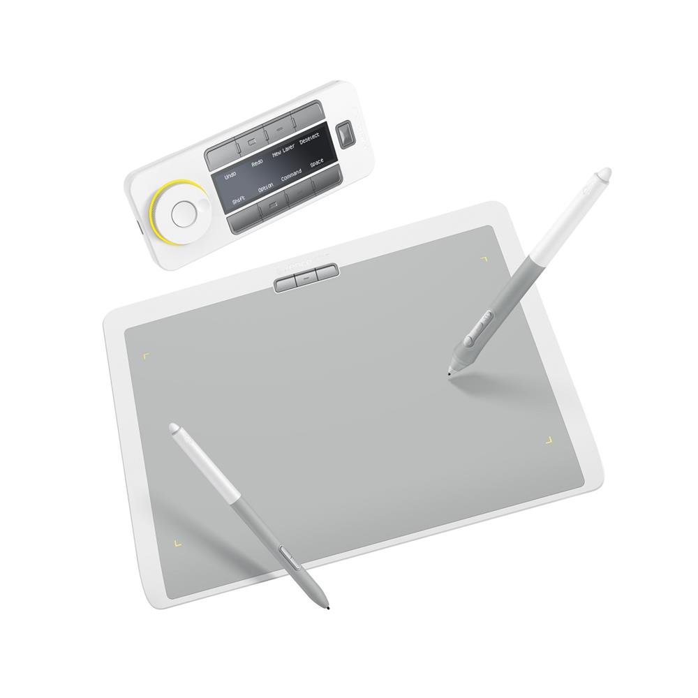 Mesa Digitalizadora Xencelabs Media SE Conjunto, 2 canetas, 12 Polegadas, Branco