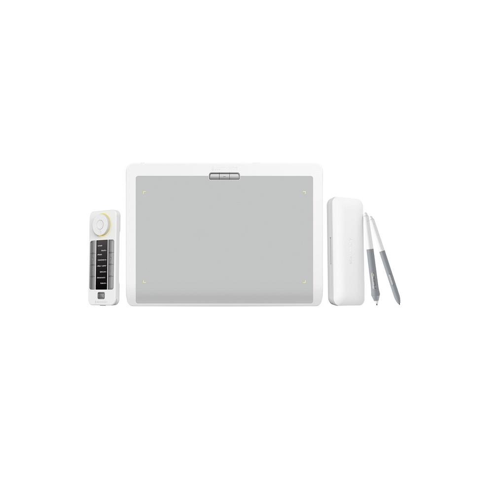 Mesa Digitalizadora Xencelabs Media SE Conjunto, 2 canetas, 12 Polegadas, Branco