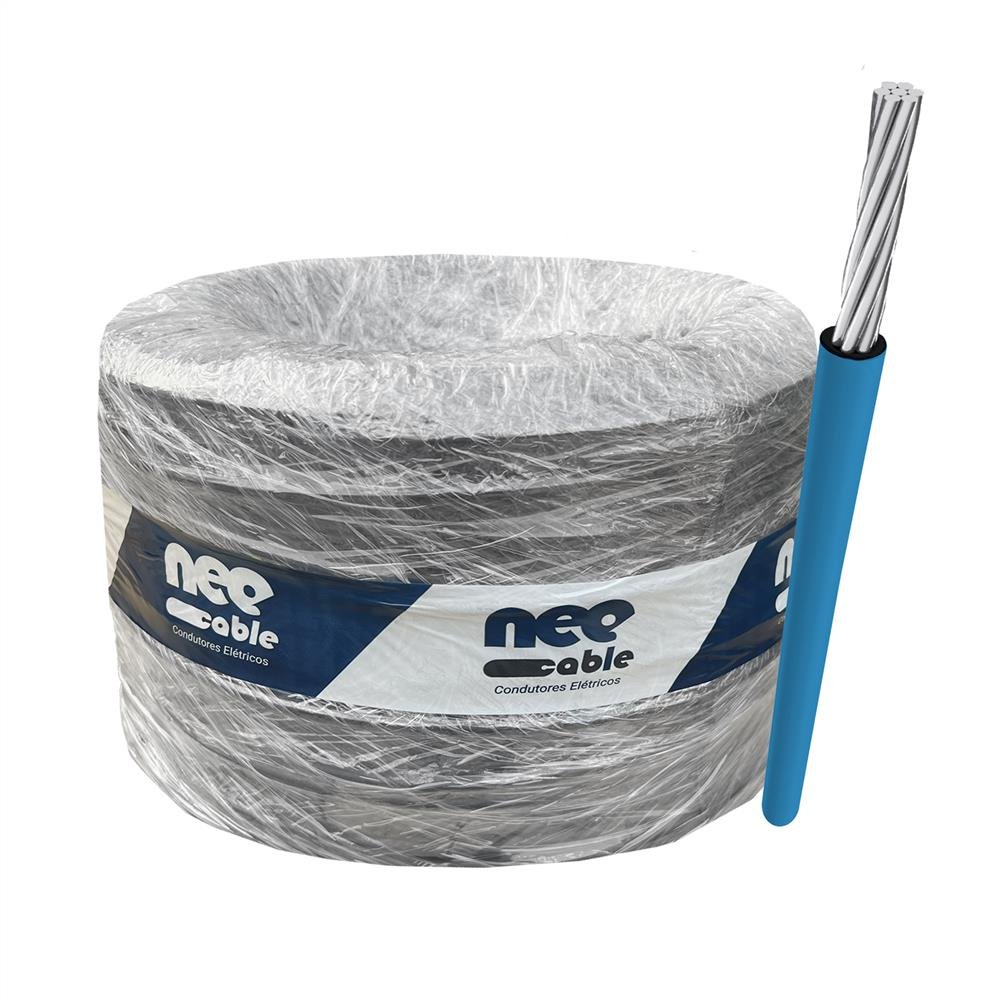 Cabo Aluminio 1Kv Sing Azul 16Mm 100M Neocable