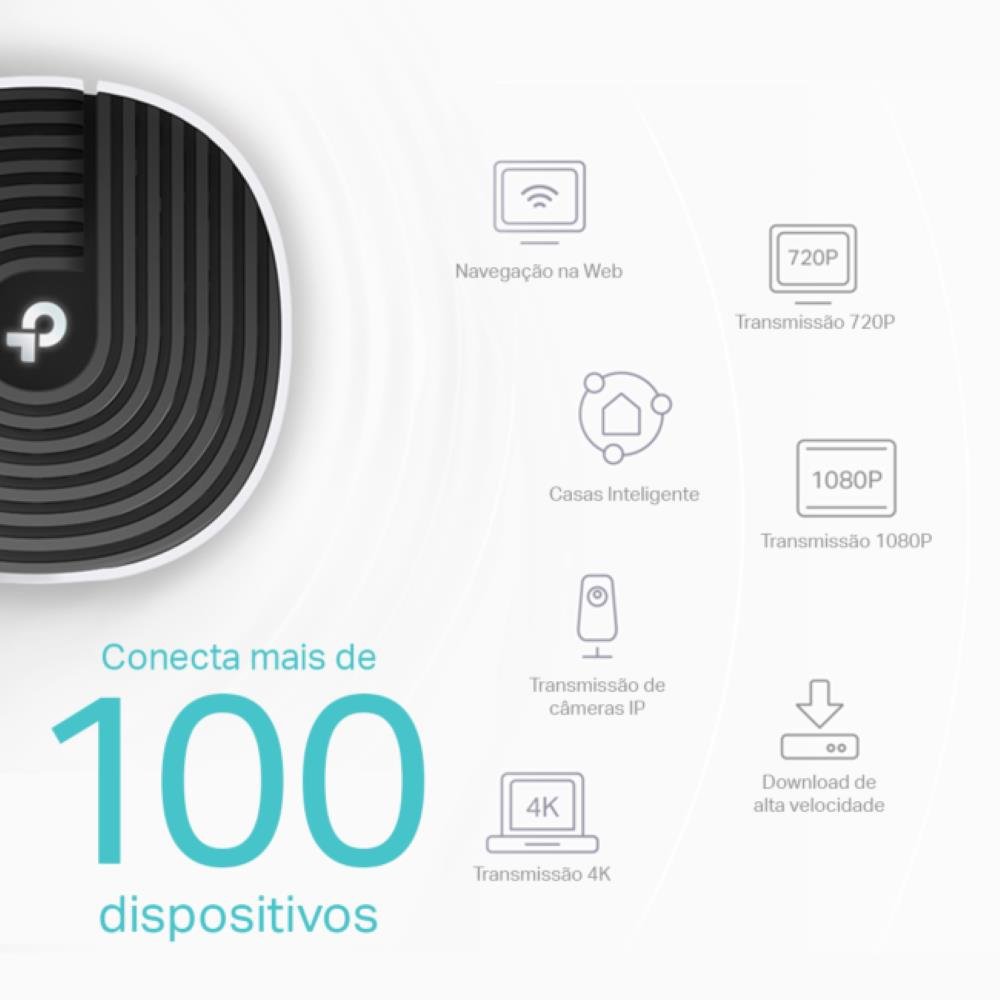 Roteador Mesh TP-Link, AC1900, Sistema Home Mesh, Deco S7(BR) (3-Pack)