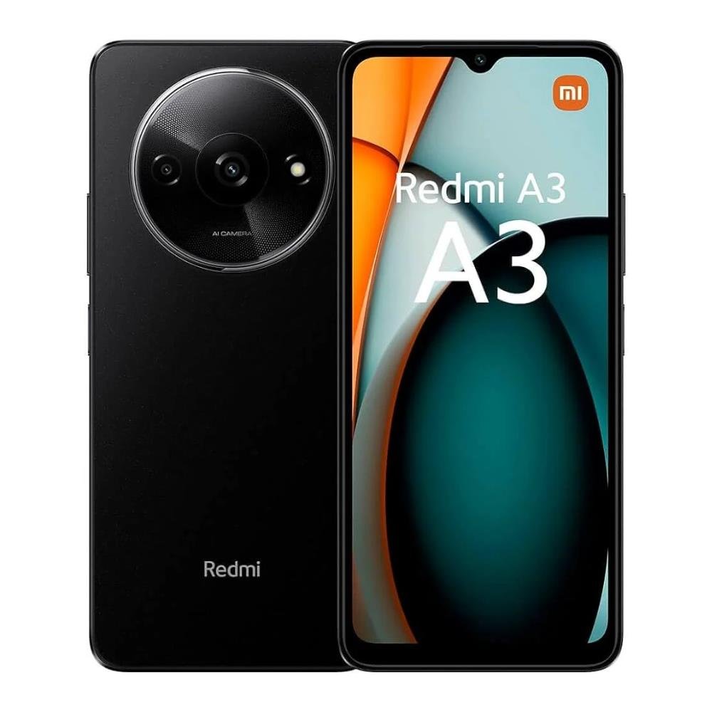 Smartphone Xiaomi Redmi A3 128Gb 4Gb Ram Tela 6,71" Preto