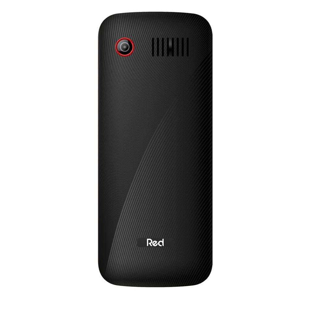 Celular Red Mobile Mega ii M010G Tela 2.4 Câmera fm Wireless Vibracall Memória Expansível Até 32MB ¿ Preto-Vermelho