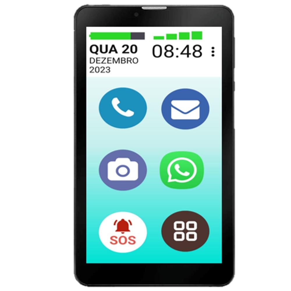 Vovô&Vovófone Samung Tab 4G 64GB Tela Grande 10.4 Faz Chamadas de Video e Ligação