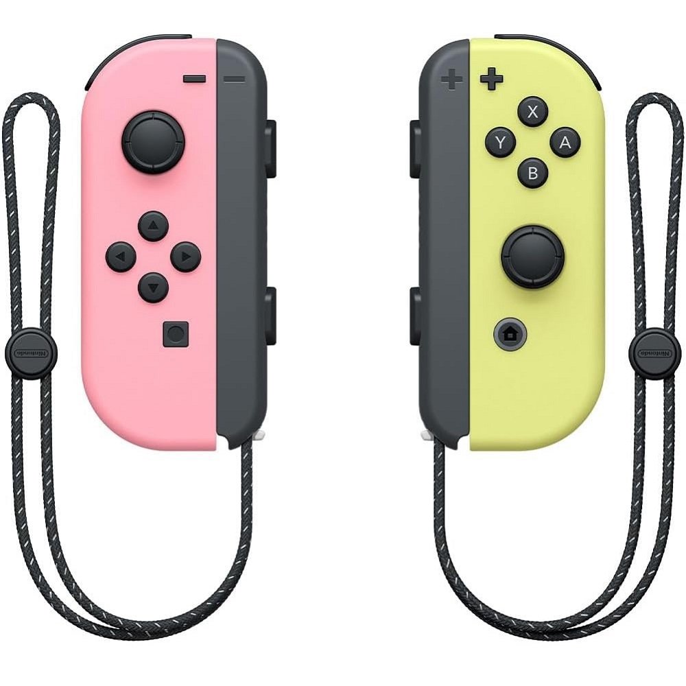 Controle Switch Joy-Con Rosa E Amarelo Pastel, Nintendo
