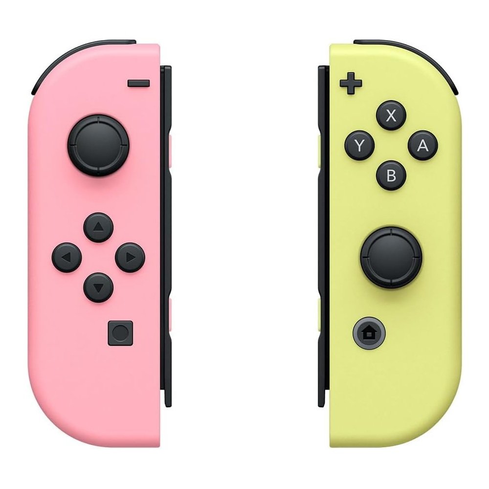 Controle Switch Joy-Con Rosa E Amarelo Pastel, Nintendo