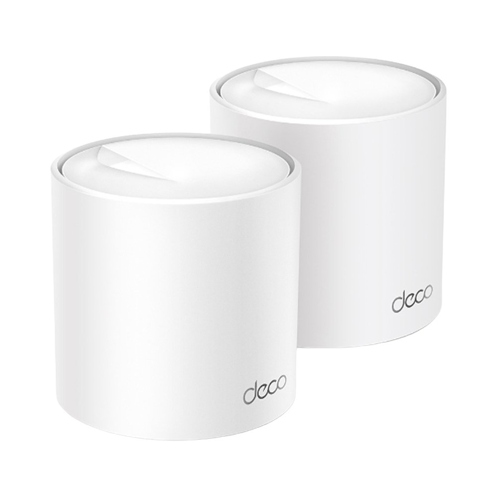 Roteador Tp-Link Deco X50 2402 Mbps + 574 Mbps AX3000 - Dual Band Mesh, 3 Portas Gigabit - Embalagem com 2 Unidades