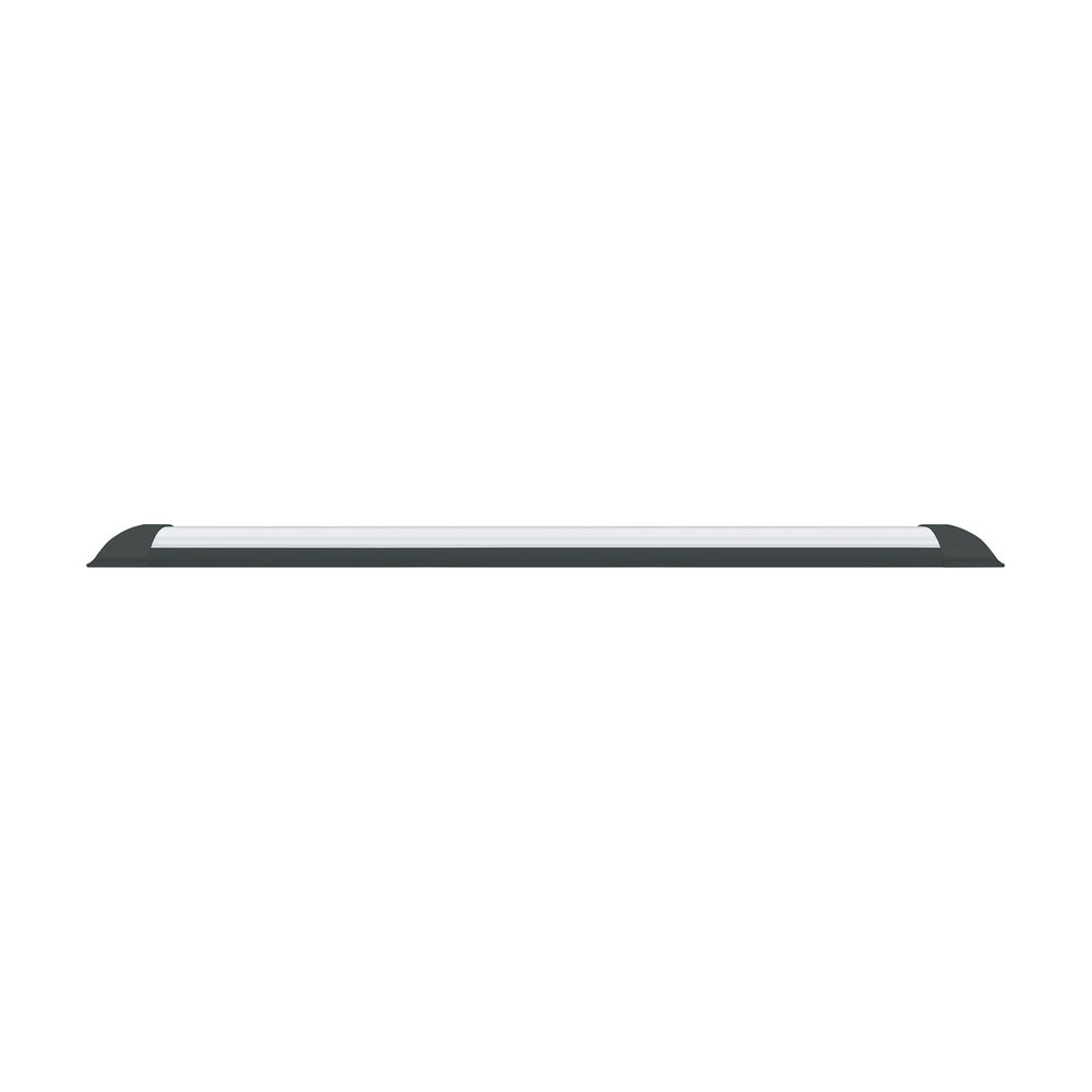 Luminária Elgin Slim Sobrepor Preta, 72W, 6500K Bivolt