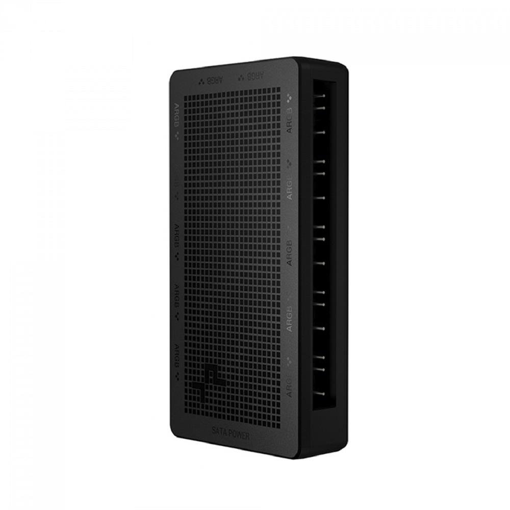 Hub Controlador Para Cooler Fan Argb Deepcool Sc700, 12 Portas 5V, Preto