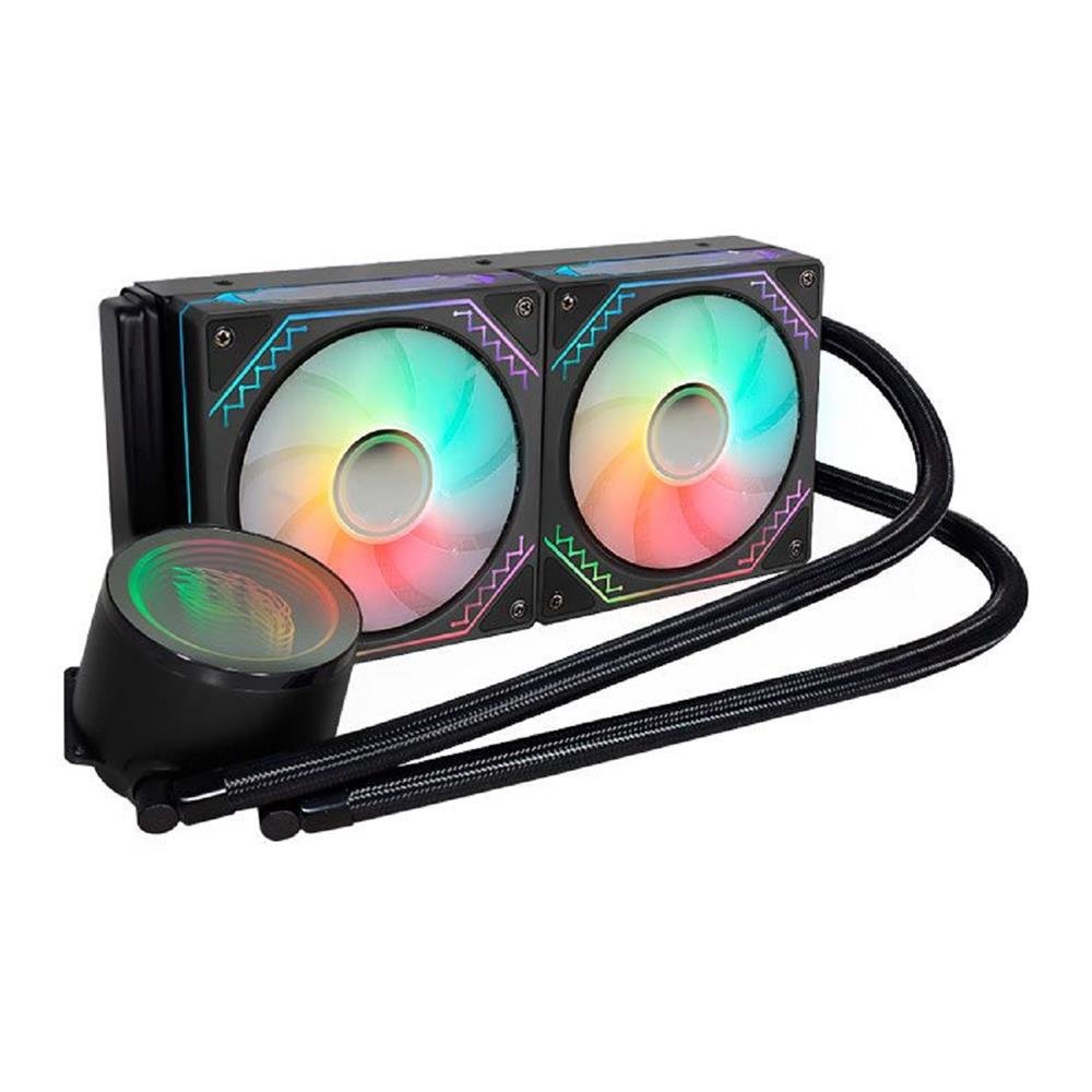 Water Cooler K-Mex Infinite Space Wac7, Argb, 240Mm, Intel E Amd, Preto