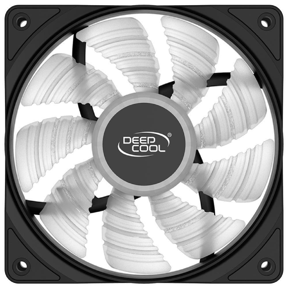 Cooler Para Gabinete Deepcool Rf120 B, Led Azul, 120Mm, Preto