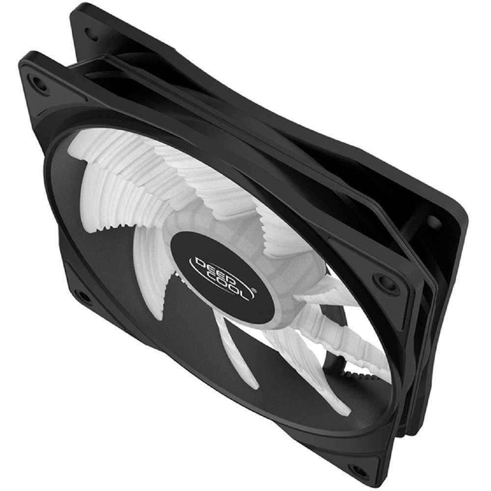 Cooler Para Gabinete Deepcool Rf120 B, Led Azul, 120Mm, Preto