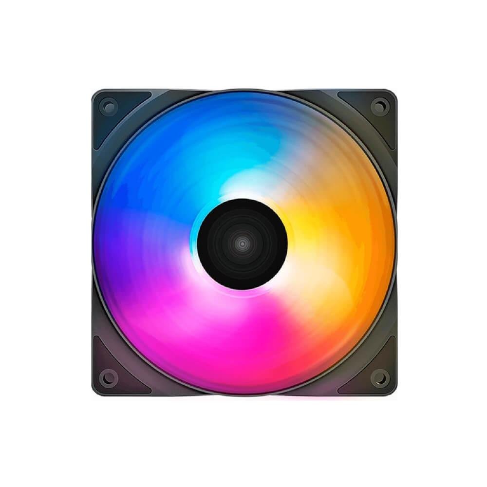 Cooler Para Gabinete Deepcool Rf120 Fs, Led Rainbow, 120Mm, Preto