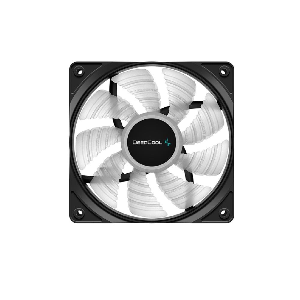 Cooler para Gabinete DeepCool RF120R, LED Vermelho, 120mm, Preto