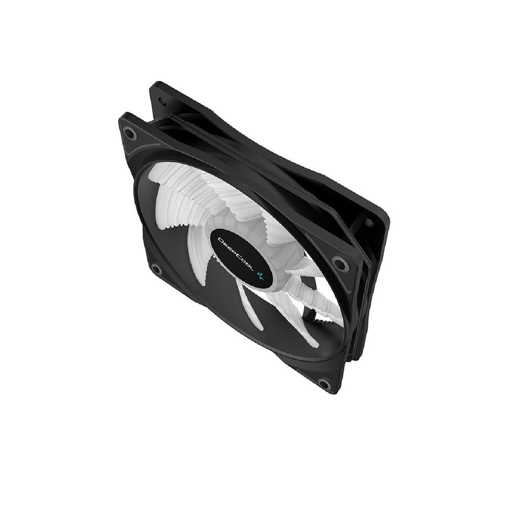 Cooler para Gabinete DeepCool RF120R, LED Vermelho, 120mm, Preto