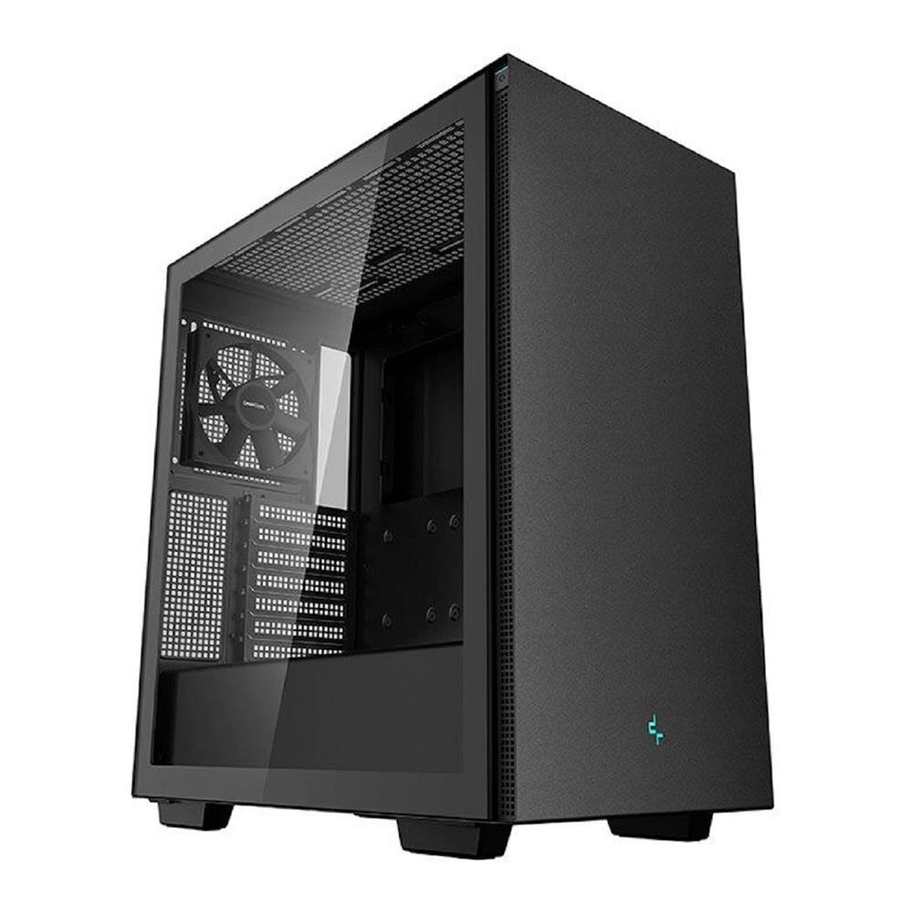 Gabinete Gamer DeepCool CH510, Mid Tower, Vidro Temperado, Sem Fonte, Com 1 Fan, Preto