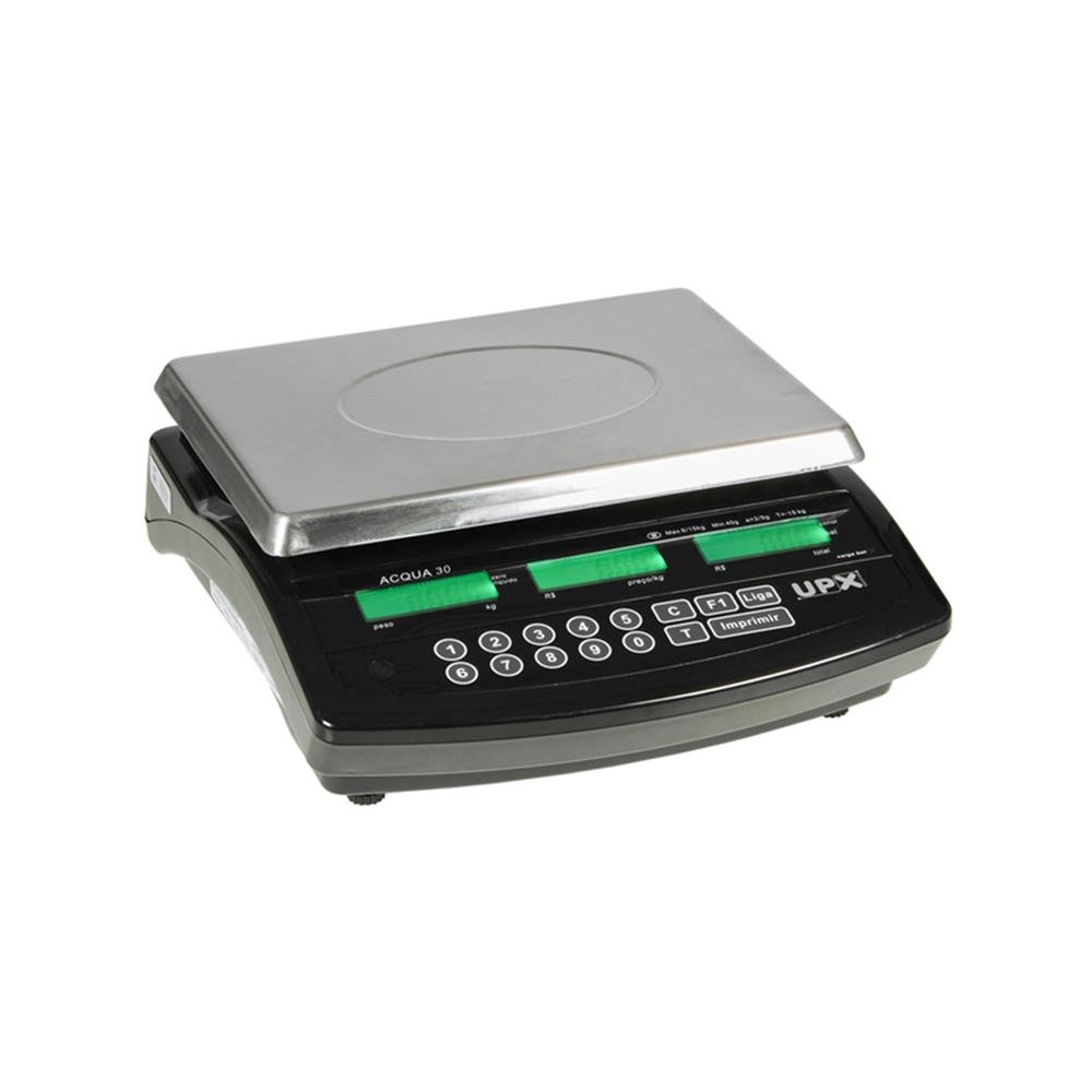 Balança Eletronica 30Kg Upx C/Bateria Acqua 30