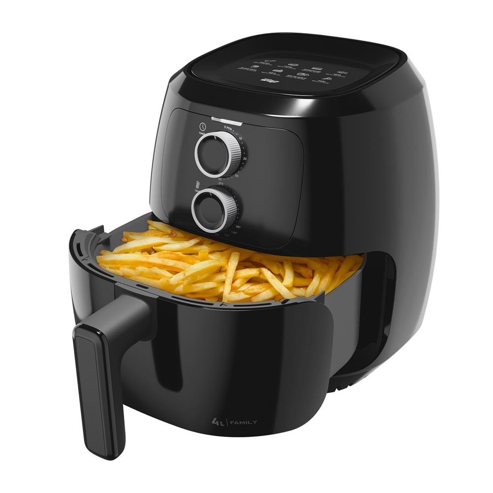 Fritadeira Eletrica Air Fryer WAP Family 4L, 1500W, 220V, Preto