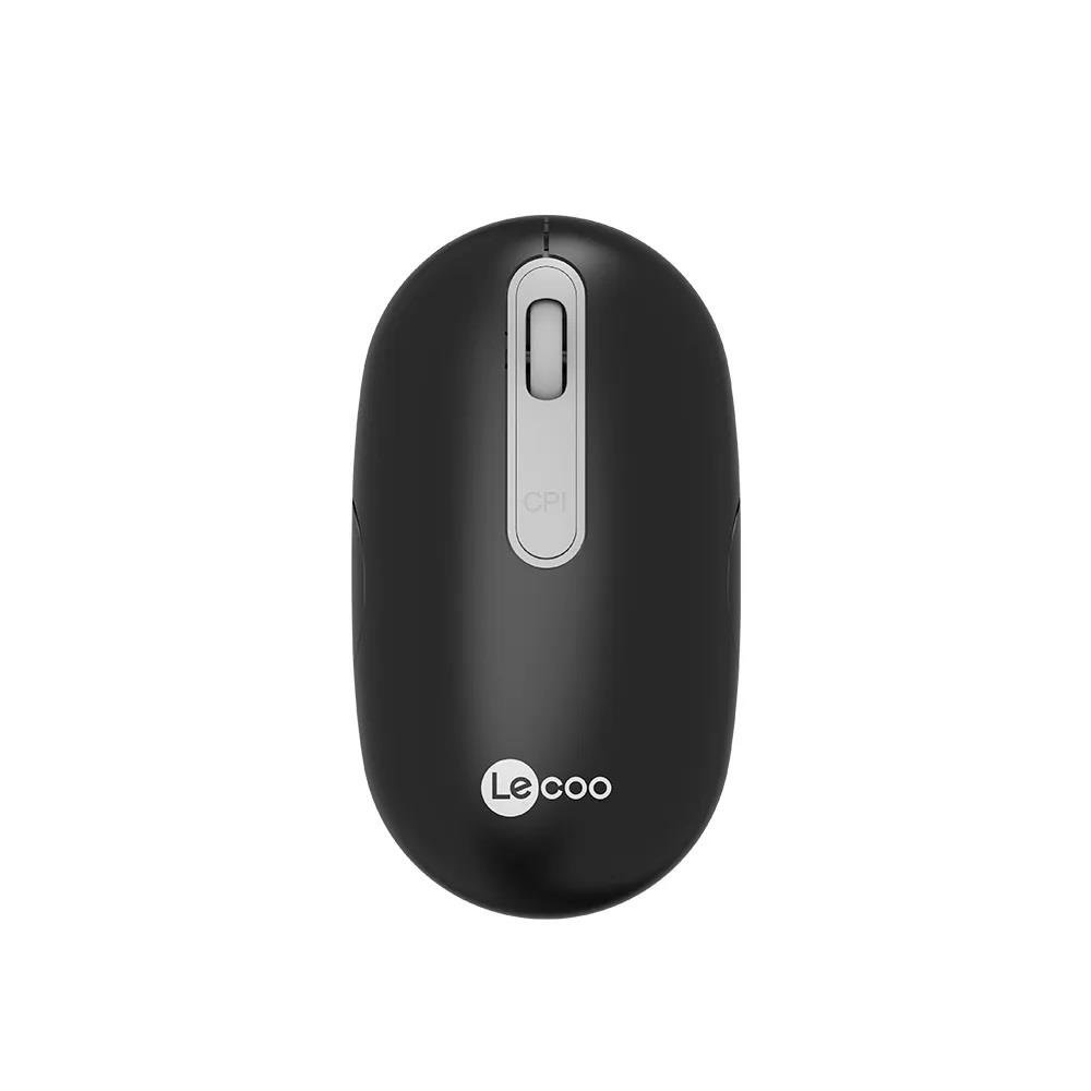 Mouse Sem Fio Recarregavel USB Tipo-C Preto Lecoo WS207BK
