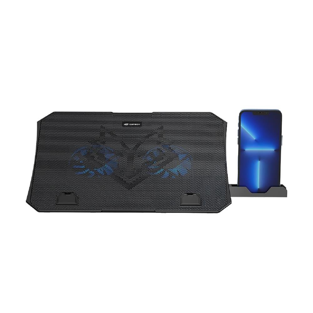 Suporte para Notebook C3Tech, para Notebook de até 15,6¿, com 2 fans, NBC-40BK