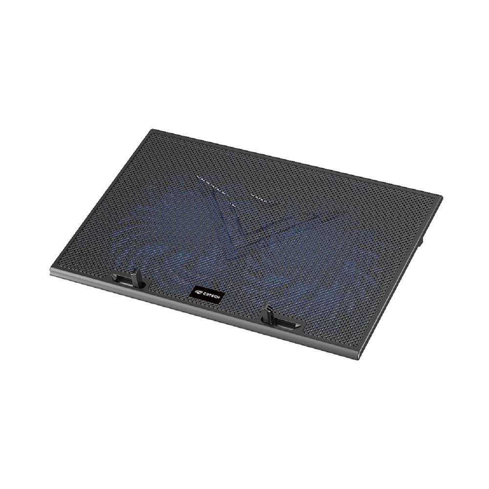 Base Para Notebook 17.3 C3tech, Led Azul, Preto - Nbc-80Bk