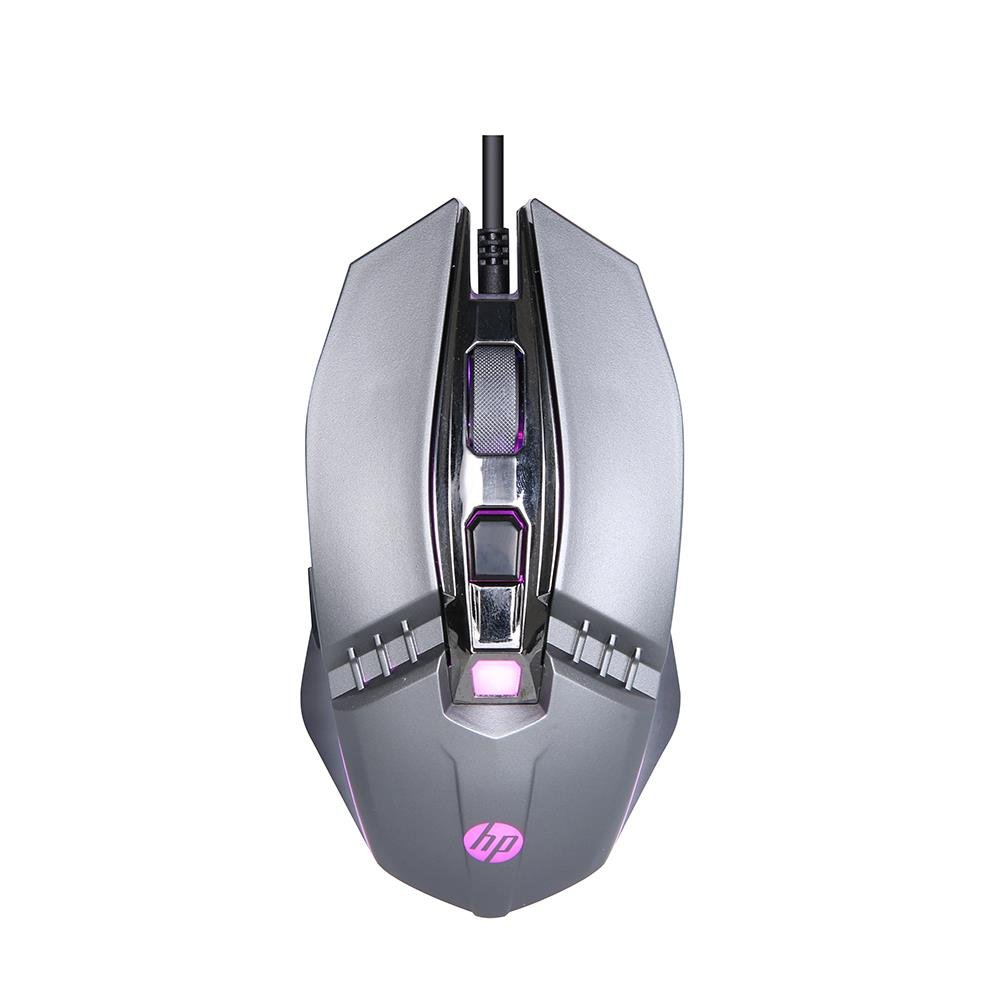 Mouse Gamer Hp M270, 6 Botões, 2400 Dpi, Com Led, 7Zz86aa