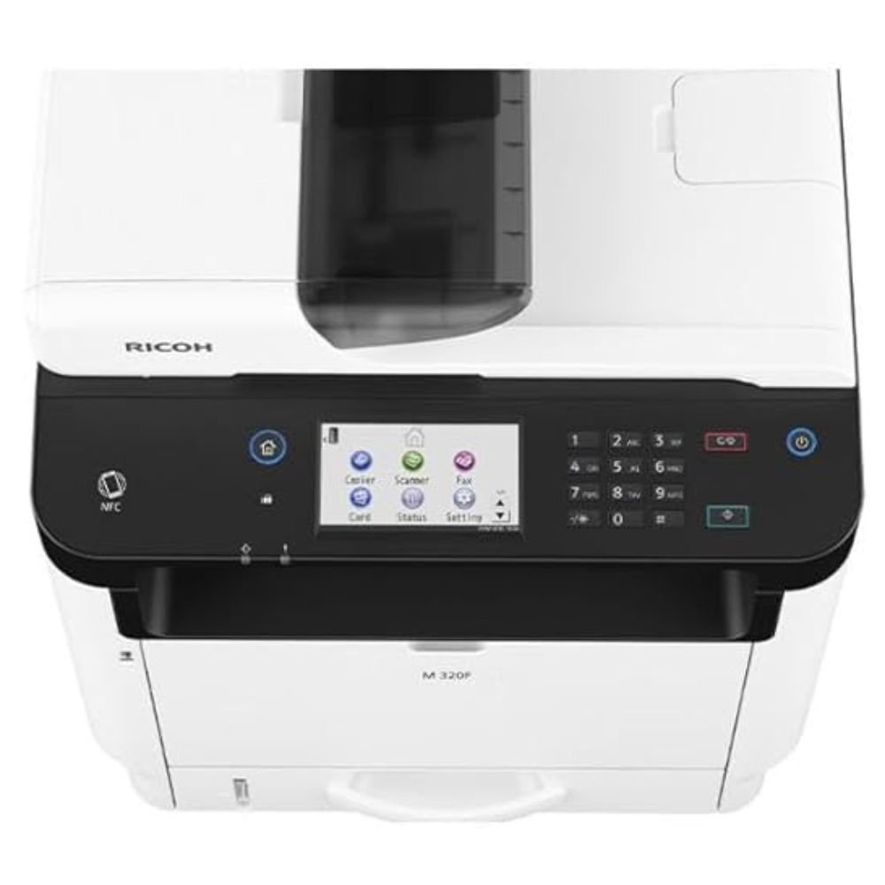 Impressora Ricoh M320f M320 Multifuncional Laser Mono USB Ethernet e Duplex 110V