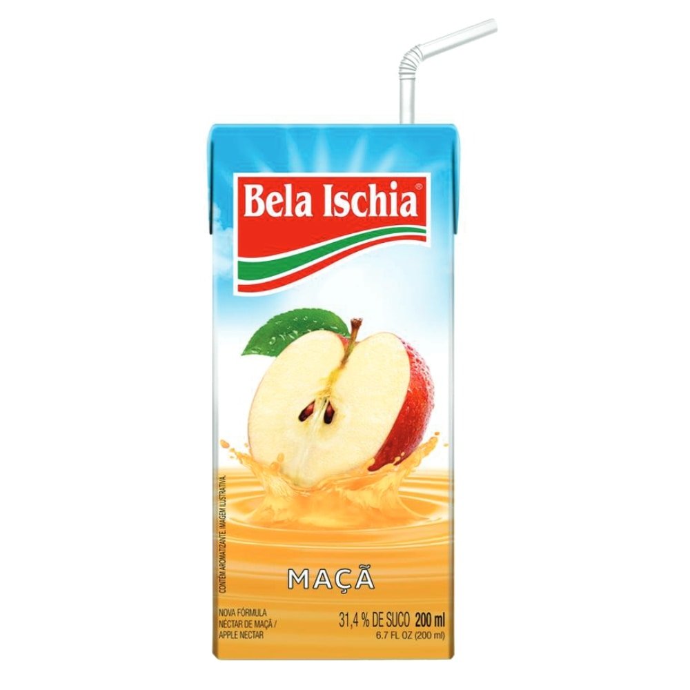 SSuco Néctar Bela Ischia Maçã de 200ml - Embalagem com 27 unidades