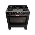 Fogão 5 Bocas Top Glass Black