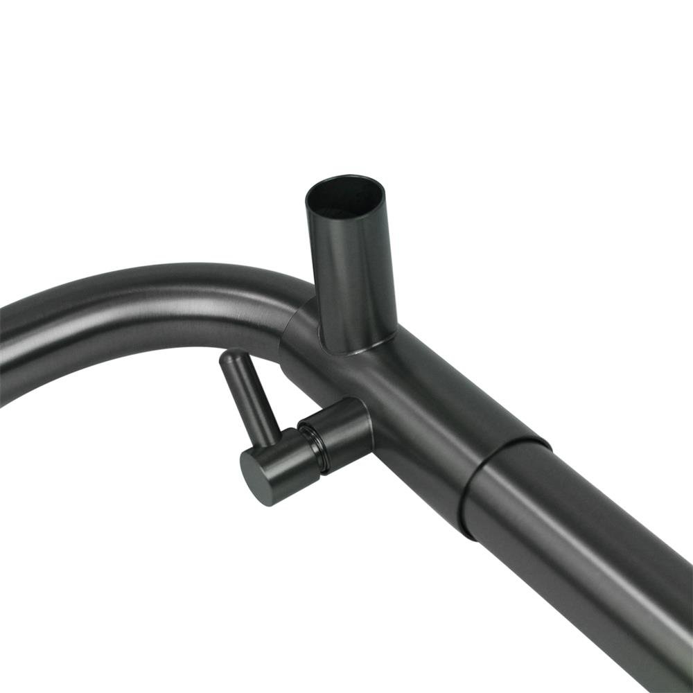 Ducha Banho - Linha Premium Aço Inoxidável 3 Funções - Cinza