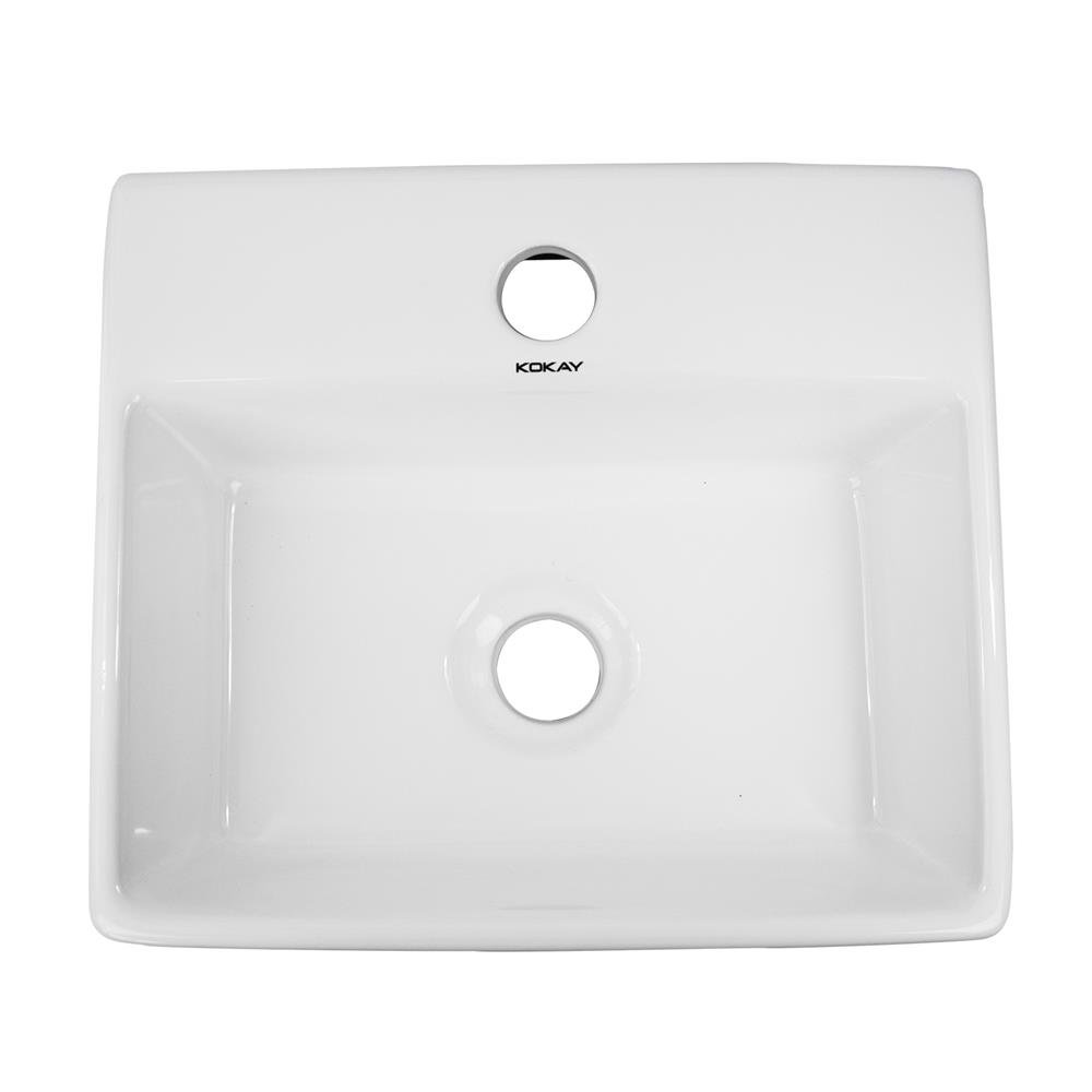 Cuba Retangular De Apoio Sobrepor Para Banheiro/Lavabo