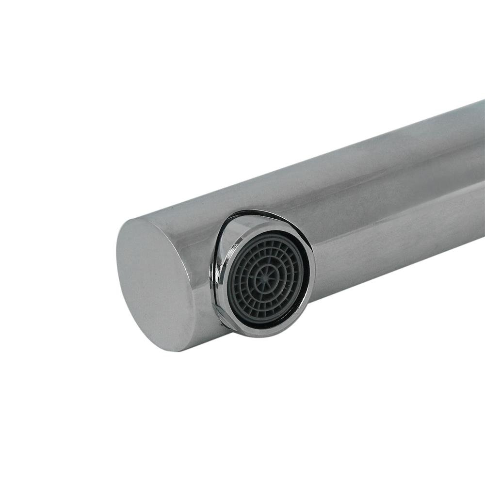 Torneira Lavatório Monocomando Bica Alta Móvel Branco Inox - KOKAY